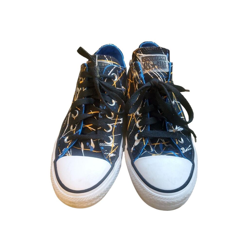 Converse Chuck Taylor All Star Ox Paint Splatter Unisex Shoes Mens 5 Woman 7 EUC